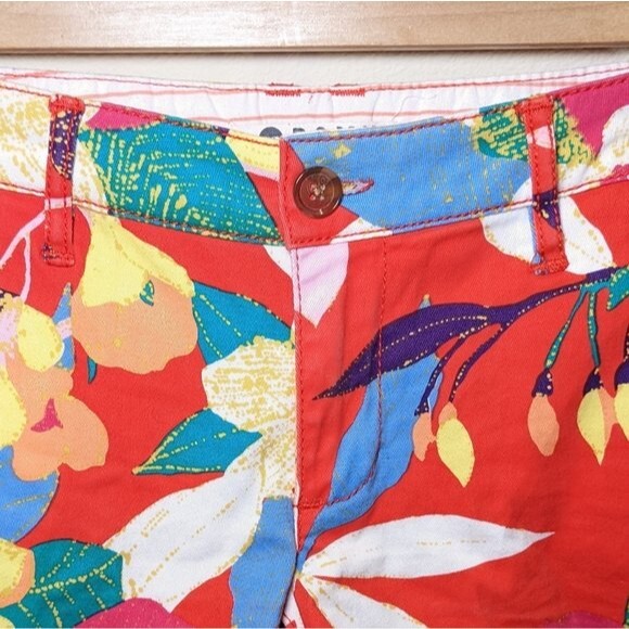 Roxy Junior Hawaiian Floral Print Shorts Size 5 - Picture 2 of 11
